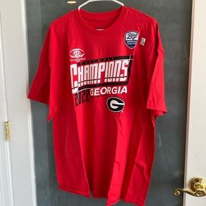 Men’s Georgia Bulldogs, SEC championship 2022 T-shirt new with tags